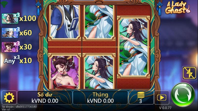 A Lady Ghost - Game Slot có đồ họa sử dụng công nghệ hiện đại