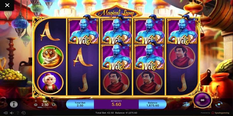 Trò chơi Magic Lamp tại sảnh Slot