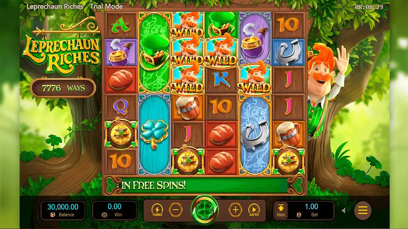 Leprechaun Riches là một trò chơi lấy bối cảnh ở những vùng đất cổ đại