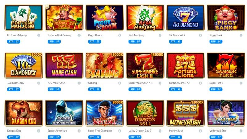 YesGetRich sở hữu lượng game Slots lớn hấp dẫn 