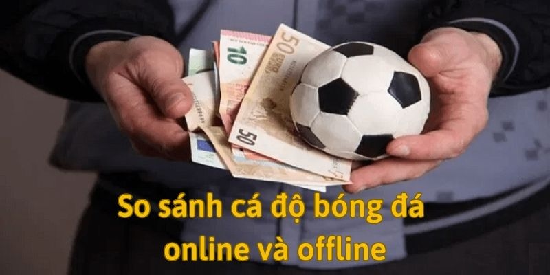 So sánh cá độ bóng đá online và offline