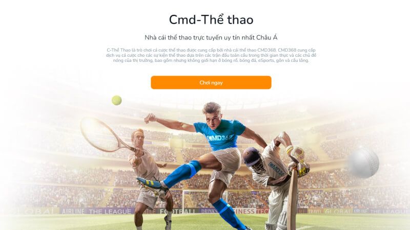 Các bộ môn Thể thao phổ biến tại CMD Sports 368